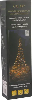 Produktbild von FHS LED-Tannenbaum Galaxy, LED, 200 cm, Anzahl der Lampen: 300, mit Aufstellmast