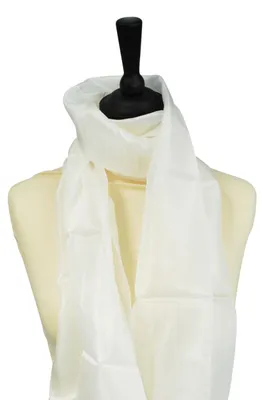 Productafbeelding van Pebeo sjaal, 45 x 180 cm, wit