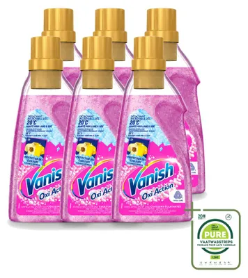 Produktbild von 6 x Vanish Oxi Action Wasbooster Gel - 750 ml - Großpackung - 6 Stücke
