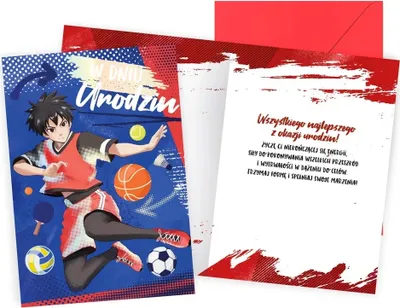 Zdjęcie produktu dla Kartka Okolicznościowa na Urodziny - Anime