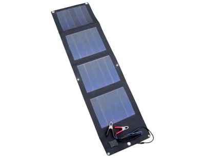 Produktbild von PowerPlus Flexible Solarpanel mit Klemmkabel