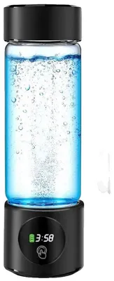 Produktbild von Wasserstoff-Wassergenerator, Dual-Kammer-Technologie, Touchscreen-Steuerung, schwarz