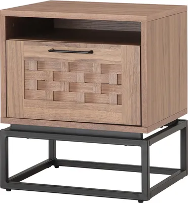 Produktbild von home24 Nachtkommode - Holzwerkstoff / Metall