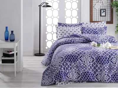 Produktbild von L'Essentiel Linge de Maison, Adal- PRL6229, Dunkelblau, Bettdecken, 100% Baumwolle ranforce