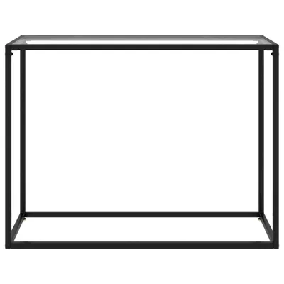 Zdjęcie produktu dla vidaXL Konsola przezroczysta 100x35x75 cm Serce szklane