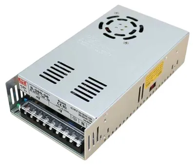 Obrázek produktu pro Napájení, výstup 60 V, integrovaný chladicí ventilátor, 100–240 V, 60 V, 400 W