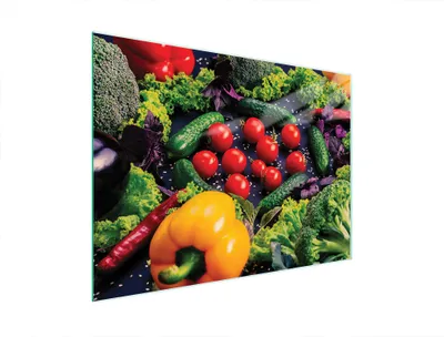 Obrázok produktu pre Sklenená doska na krájanie zeleniny 40x30