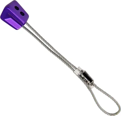 Offset Stopper von Black Diamond; lila; mit Drahtschlaufe; für Kletteranwendungen.