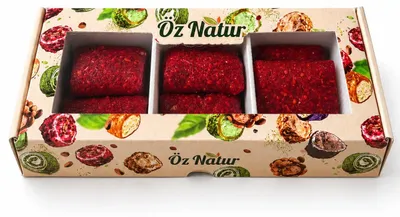 Produktbild von Öz Natur | Turkish Delight Lokum mit Kokos, Erdbeer & Schokolade 360g