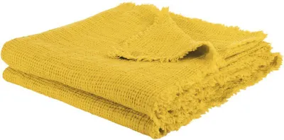 Produktbild von Zoeppritz Basis Honeybee curry throw 160 100% Linen 130x180 100350 curry 130x180 (100350 | 4051244491297)