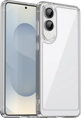 Immagine prodotto di Custodia per Samsung Galaxy S25 Edge trasparente, custodia protettiva in silicone TPU antiurto Trasparente