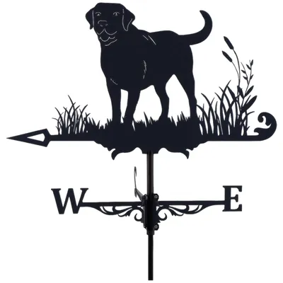 Produktbild von Hundeform Wetterfahne für den Garten aus Eisen
