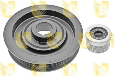 Produktbild von Riemenscheibensatz Kurbelwelle Unigom 421530K für Opel Saab