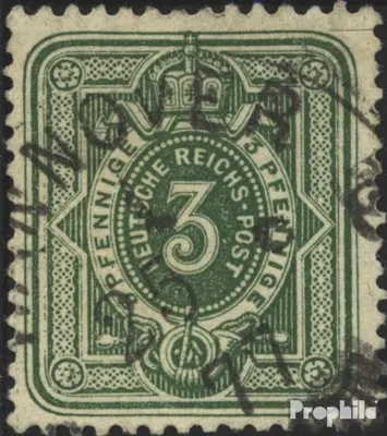 Produktbild von Briefmarken Deutsches Reich 1875 Mi 31 gestempelt Wertangabe Pfennige