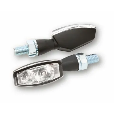 Immagine prodotto di Luci posteriori LED Luce posteriore/indicatore di direzione BLAZE, nero, vetro trasparente
