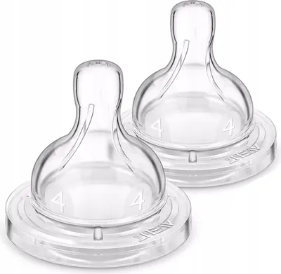 Zdjęcie produktu dla Philips AVENT SCY764/02, Okrągły, Szybki przepływ, Zaworek antykolkowy, 2 szt.