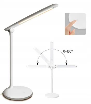 Obrázek produktu pro Aigostar Stolní lampa 36 LED dotyková 3W USB bílá