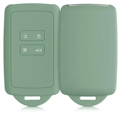 Produktbild von kwmobile Schlüsselhülle für Renault 4-Tasten Smartkey Autoschlüssel (nur Keyless Go) Hülle - Autoschlüssel Schlüssel Hülle aus Silikon -