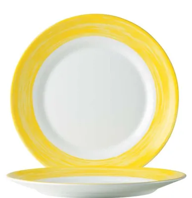 Immagine prodotto di Set di 6 piatti dessert gialli "Resta", diametro 19,5 cm