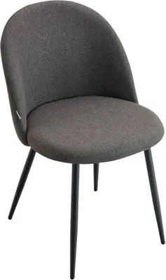 Zdjęcie produktu dla HOMLA Krzesło AMPLA Ciemnoszare 47x56x78 cm
