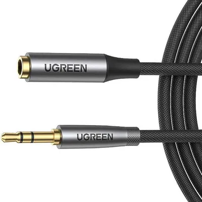 Produktbild von Ugreen AV190 Kabel AUX-Verlängerungskabel 3,5 mm Miniklinke 3m, schwarz