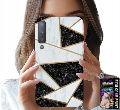 Produktbild von Etui Für Samsung A7 2018 - Elegantes Mode-Design Etui + Glas