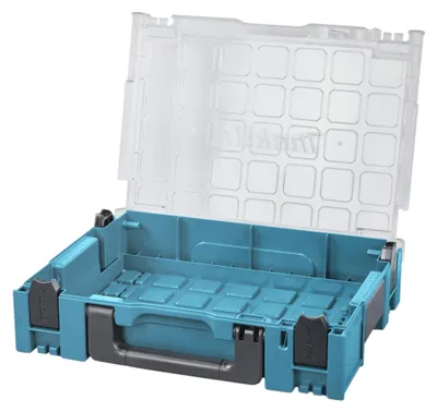 Produktbild von Makita MAKPAC 1 Organizer Kleinteilekoffer 395 x 295 x 110 mm ( 191X84-4 ) - ohne Boxeinsätze