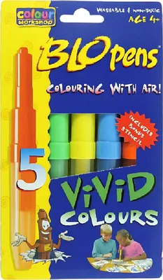Produktbild von Centro Blo Pen "Vivid Colours" 5er Pack mit hellen Farben