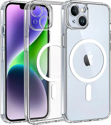 Zdjęcie produktu dla Etui Do Iphone 14 Plus Wzmacniane Do Magsafe Anti Shock Clear Case + Szkło