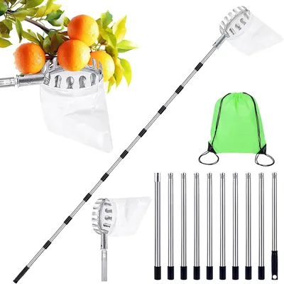 Productafbeelding van Fruitplukker 4.6 m, telescopische steel, voor tuin