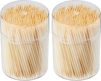 Obrázek produktu pro 2 láhve/1100 kusů oboustranných párátek - balené
