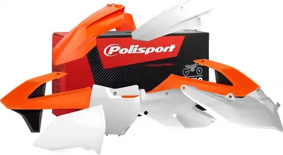 Produktbild von POLISPORT Plastik-Kit Originalfarbe 16 passend für KTM