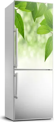 Produktbild von Tulup Kühlschrankdekoration - 70x190 cm - Aufkleber auf dem Kühlschrank - Grüne Blätter