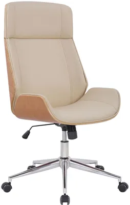 Image de Chaise de bureau Vaud similicuir