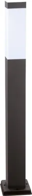 Produktbild von LED Gartenleuchte 45cm 6x6 E27 max 20W 360° IP44 Pollerleuchte Schwarz