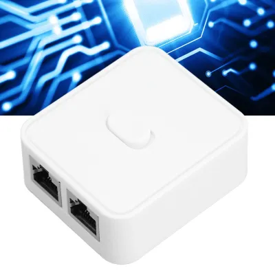 Productafbeelding van LAN Switch 2 poorten, Ethernet Switch LAN Splitter 10/100/1000Mbps