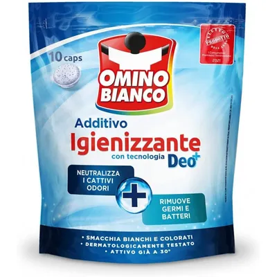 Produktbild von Smacchiatore Tessuti Tabs Igiene Deao Waschkapseln 10pcs - Omino Bianco