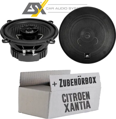 Produktbild von Lautsprecher Boxen ESX HZ52 HORIZON - 13cm Koax Auto Einbausatz - Einbauset passend für Citroen Xantia - justSOUND