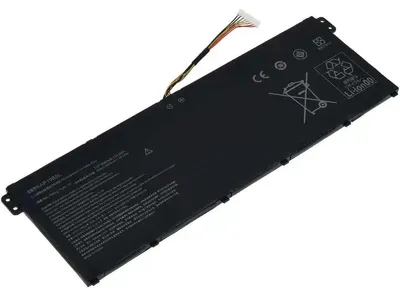 Produktbild von Akku für Acer AP19B5L Li-Pol 15,4 Volt 3500 mAh schwarz.