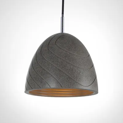Produktbild von Pendelleuchte, E27, Lampe Für Wohnzimmer Esszimmer Küche, Höhenverstellbar Farbe  Beton-Sandstein-Schwarz