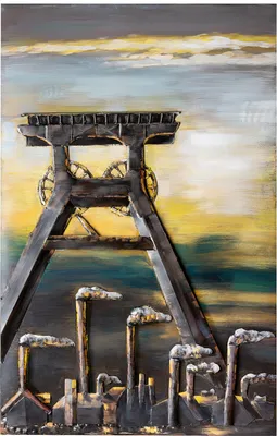 Produktbild von Casablanca by Gilde Sonstige Bilder Glück Auf, Handarbeit H. 120 cm,38991