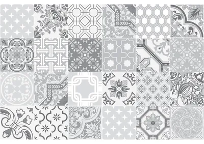 Zdjęcie produktu dla Naklejki ścienne – samoprzylepne naklejki na płytki do kuchni i łazienki – AZULEJOS DEMNIA – 24 naklejki 20 x 20 cm