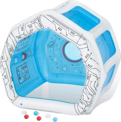 Zdjęcie produktu dla Bestway 52632, Nadmuchiwane centrum zabaw, 2 lat(a), Polichlorek winylu (PVC), Niebieski, Biały
