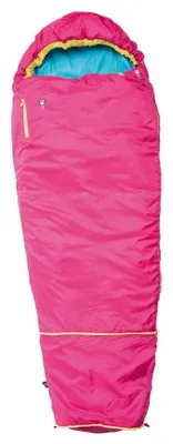 Produktbild von Grüezi bag Kids Grow Colorful Rose mitwachsender Kinderschlafsack, Körpergröße 100-150 cm, Mumienschlafsack, 1000g, Ø21 x 15 cm, raschelfrei