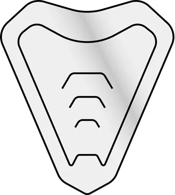Immagine prodotto di Presa D'Aria Mentoniera Bianco Lucido Casco Airoh Commander Taglia M