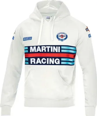 Produktbild von Sweater mit Kapuze Sparco Martini Racing S Weiß