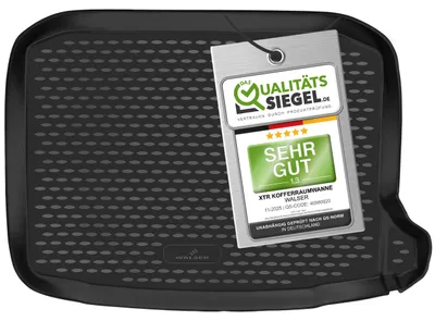Produktbild von WALSER XTR Kofferraumwanne für Seat Ateca/Cupra Ateca 04/2016-2024, 100% passgenaue Antirutschmatte Auto, Gummimatte Auto, Kofferraum Schutzmatte, Anti Rutsch Matte Gummi, Auto Gummimatten