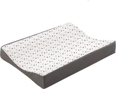 Productafbeelding van Wikkeltafel wit met grijze sterren