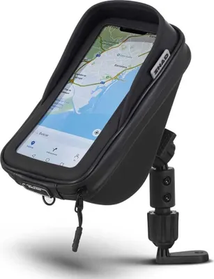 Imagen del producto de SP 1123756: Soporte para smartphone SHAD con compartimento (montaje en espejo), compatible con: