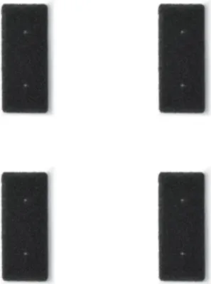 Immagine prodotto di INF Filtro antipelucchi per asciugatrice Samsung DC62-00376A/DC6200376A Confezione da 4